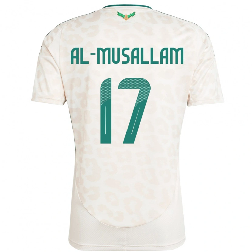 Danxen Kid Saudi Arabia Hassan Al-Musallam #17 White Away Jersey 24-26 T-Shirt