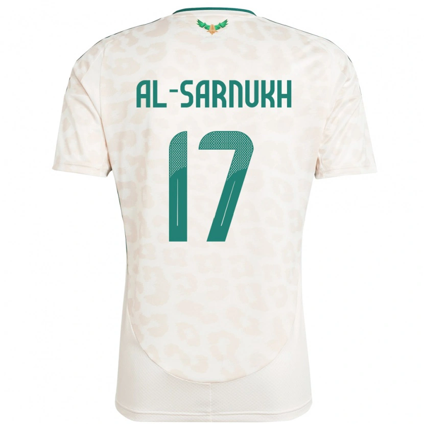 Danxen Kid Saudi Arabia Mohamed Al-Sarnukh #17 White Away Jersey 24-26 T-Shirt