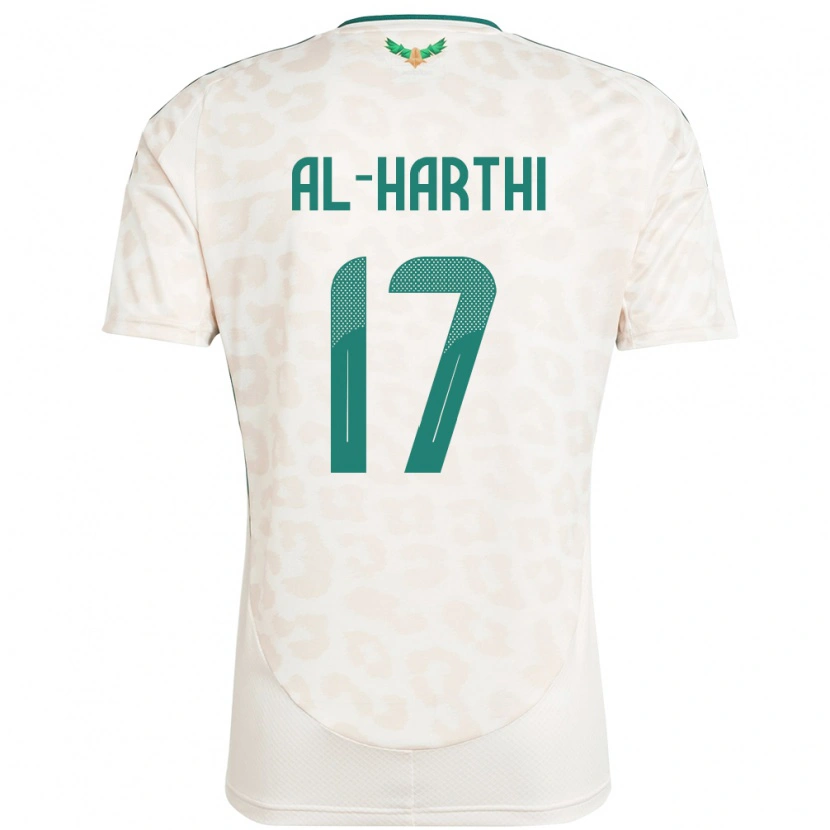 Danxen Kid Saudi Arabia Adel Al-Harthi #17 White Away Jersey 24-26 T-Shirt