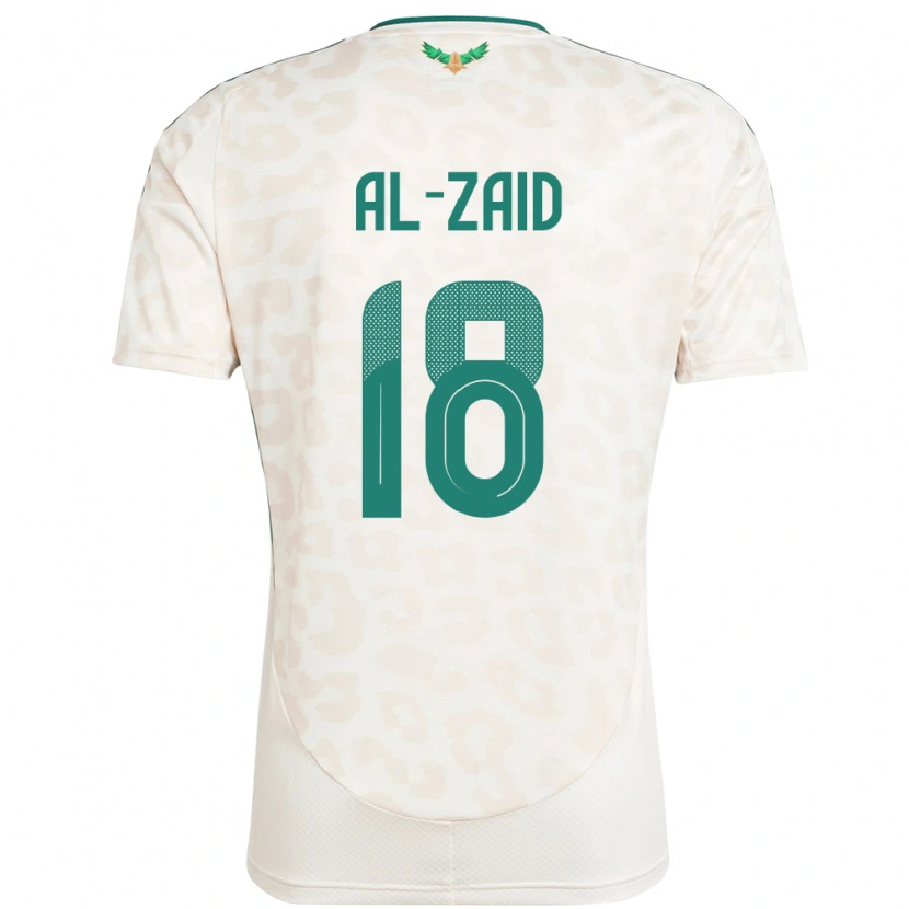 Danxen Kid Saudi Arabia Suhayb Al-Zaid #18 White Away Jersey 24-26 T-Shirt