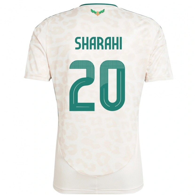 Danxen Kid Saudi Arabia Anwar Sharahi #20 White Away Jersey 24-26 T-Shirt