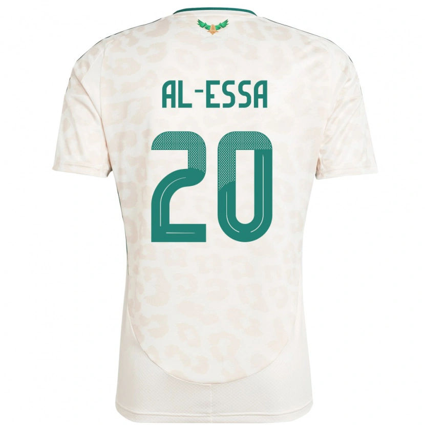 Danxen Kid Saudi Arabia Karam Al-Essa #20 White Away Jersey 24-26 T-Shirt