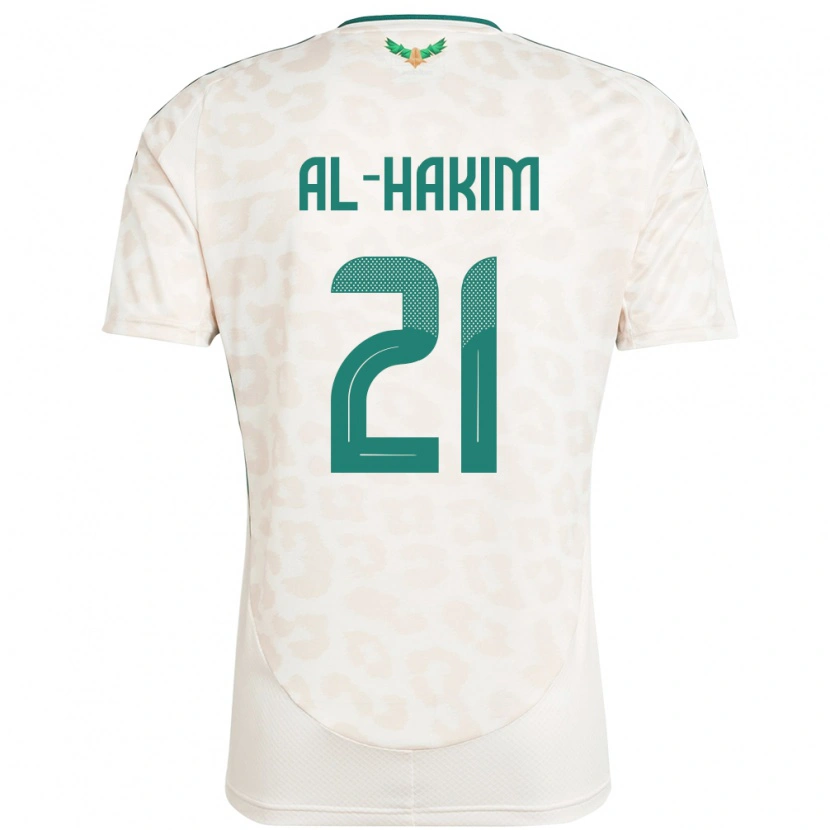 Danxen Kid Saudi Arabia Mohammed Al-Hakim #21 White Away Jersey 24-26 T-Shirt