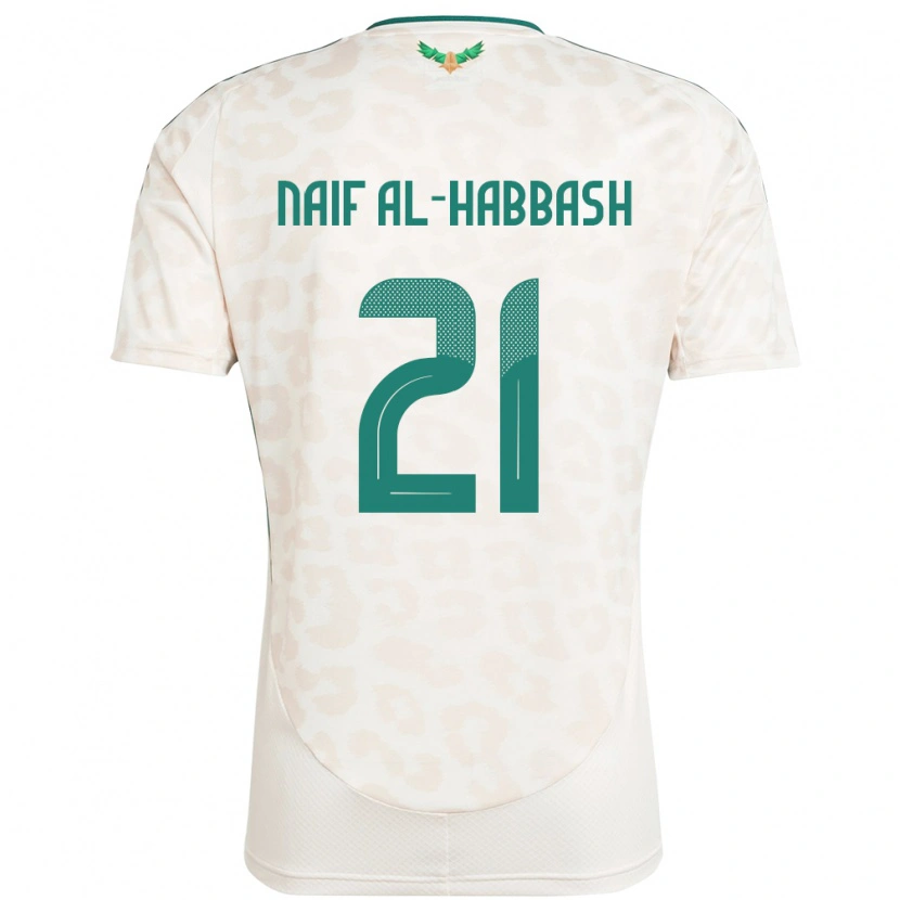 Danxen Kid Saudi Arabia Azzam Naif Al-Habbash #21 White Away Jersey 24-26 T-Shirt