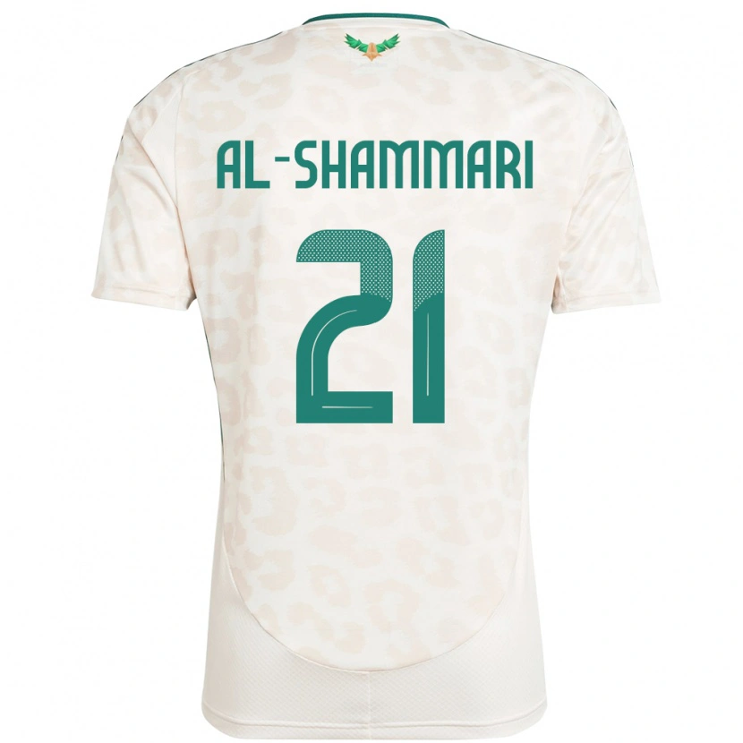 Danxen Kid Saudi Arabia Musaed Al-Shammari #21 White Away Jersey 24-26 T-Shirt