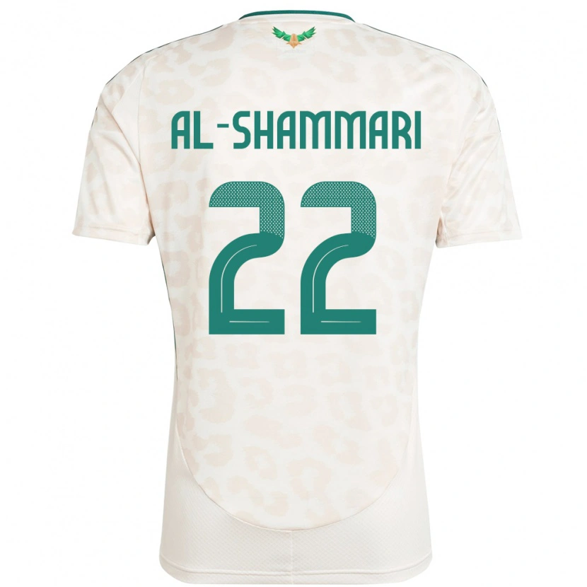 Danxen Kid Saudi Arabia Affas Al-Shammari #22 White Away Jersey 24-26 T-Shirt