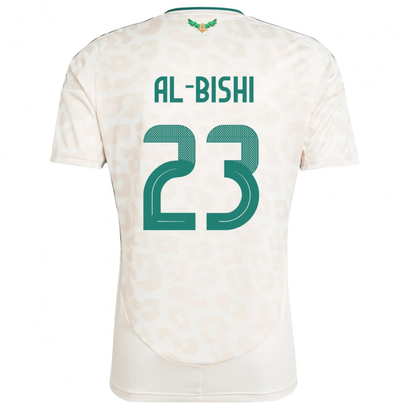 Danxen Kid Saudi Arabia Abdullah Al-Bishi #23 White Away Jersey 24-26 T-Shirt