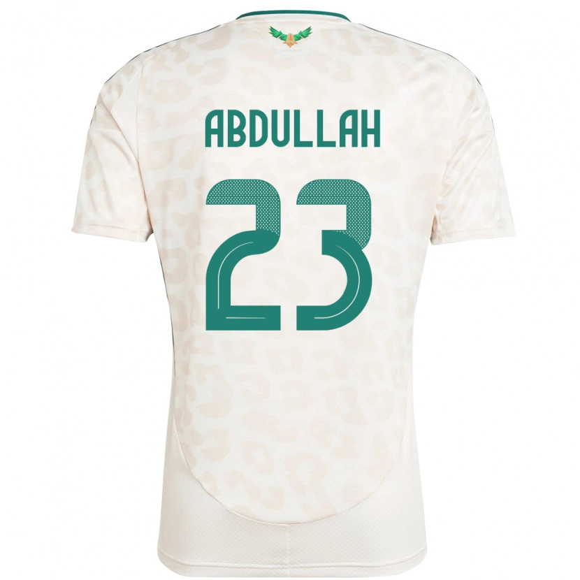 Danxen Kid Saudi Arabia Nawaf Abdullah #23 White Away Jersey 24-26 T-Shirt