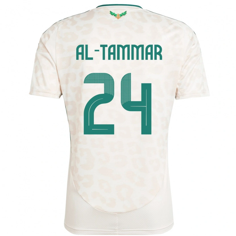 Danxen Kid Saudi Arabia Abdulaziz Al-Tammar #24 White Away Jersey 24-26 T-Shirt