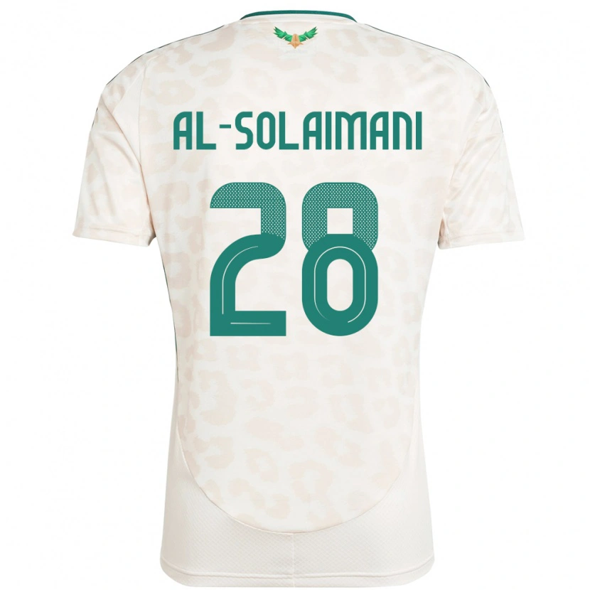 Danxen Kid Saudi Arabia Solaiman Al-Solaimani #28 White Away Jersey 24-26 T-Shirt