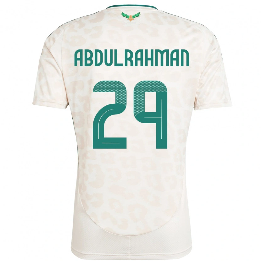 Danxen Kid Saudi Arabia Mohammed Abdulrahman #29 White Away Jersey 24-26 T-Shirt