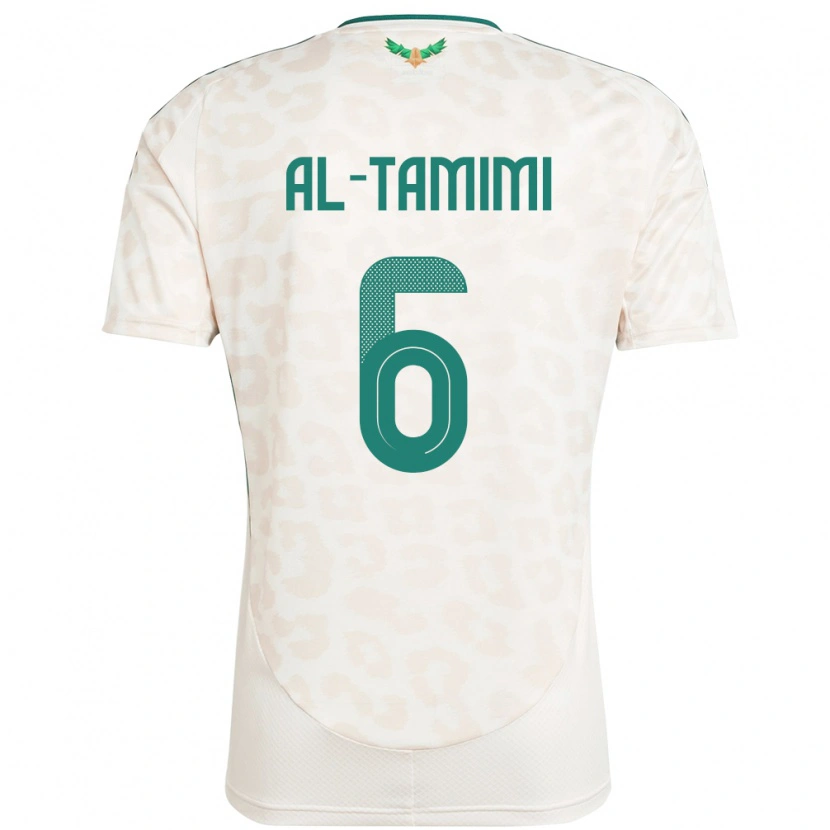 Danxen Kid Saudi Arabia Maryam Al Tamimi #6 White Away Jersey 24-26 T-Shirt