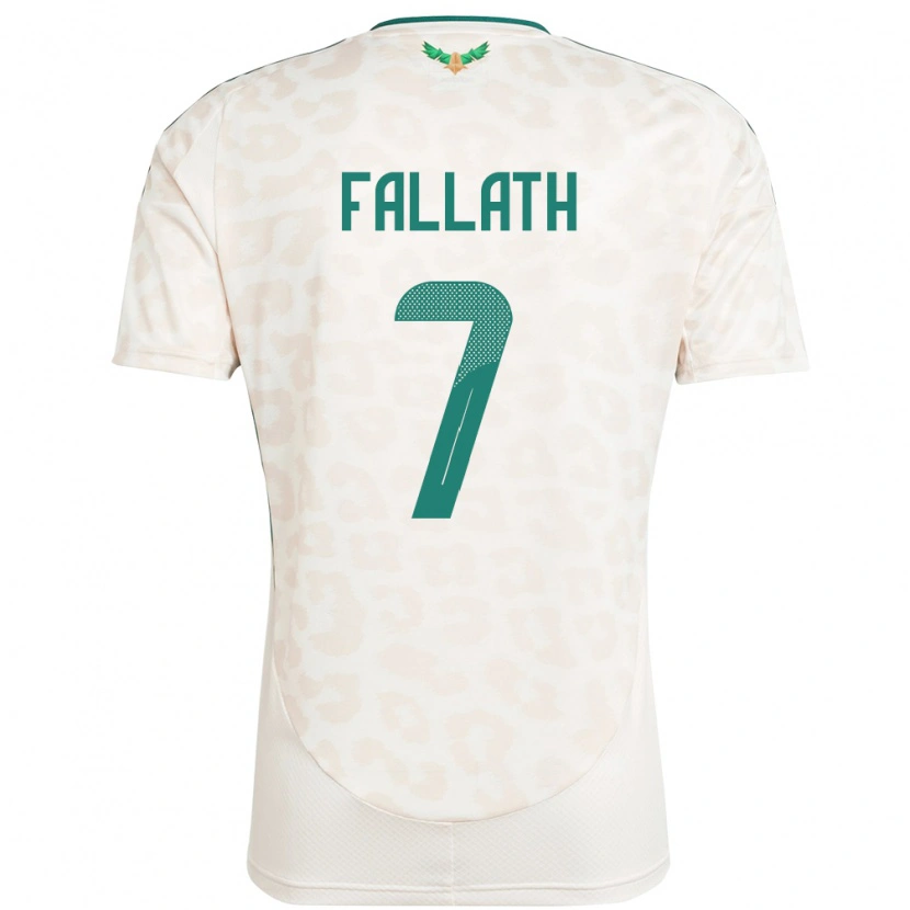 Danxen Kid Saudi Arabia Fahad Fallath #7 White Away Jersey 24-26 T-Shirt