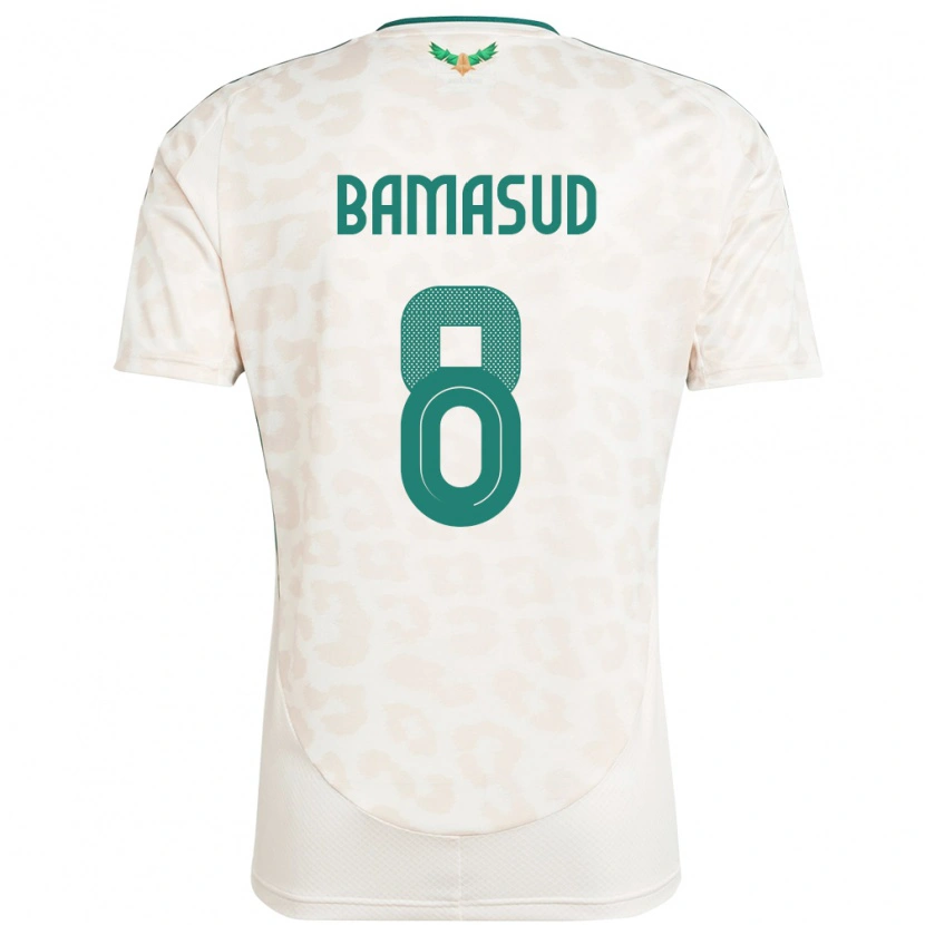 Danxen Kid Saudi Arabia Ahmed Bamasud #8 White Away Jersey 24-26 T-Shirt