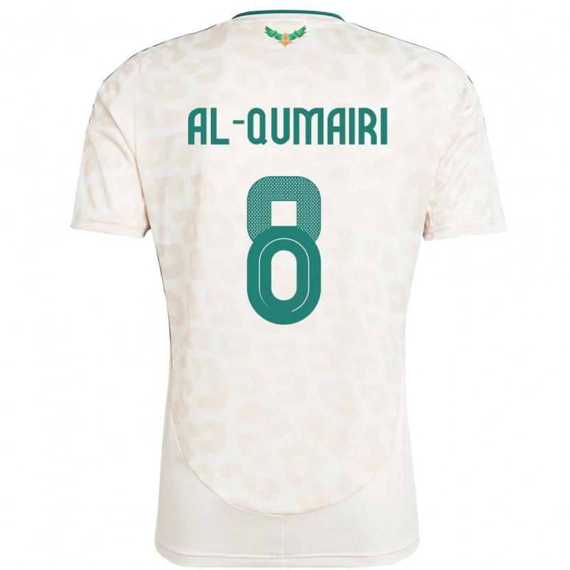 Danxen Kid Saudi Arabia Nawaf Al Qumairi #8 White Away Jersey 24-26 T-Shirt