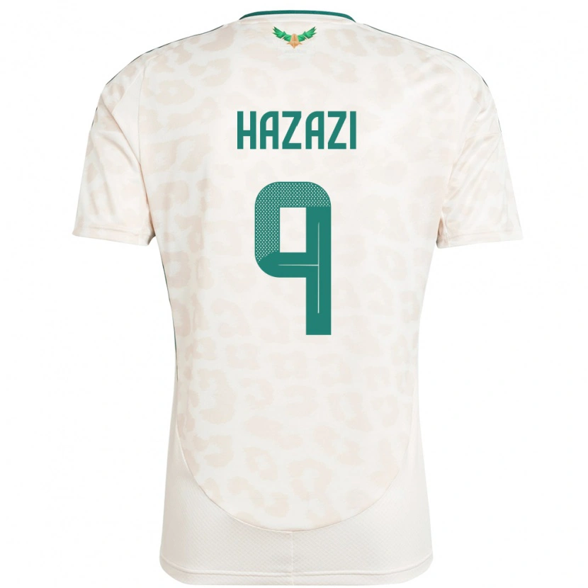 Danxen Kid Saudi Arabia Sulaiman Hazazi #9 White Away Jersey 24-26 T-Shirt