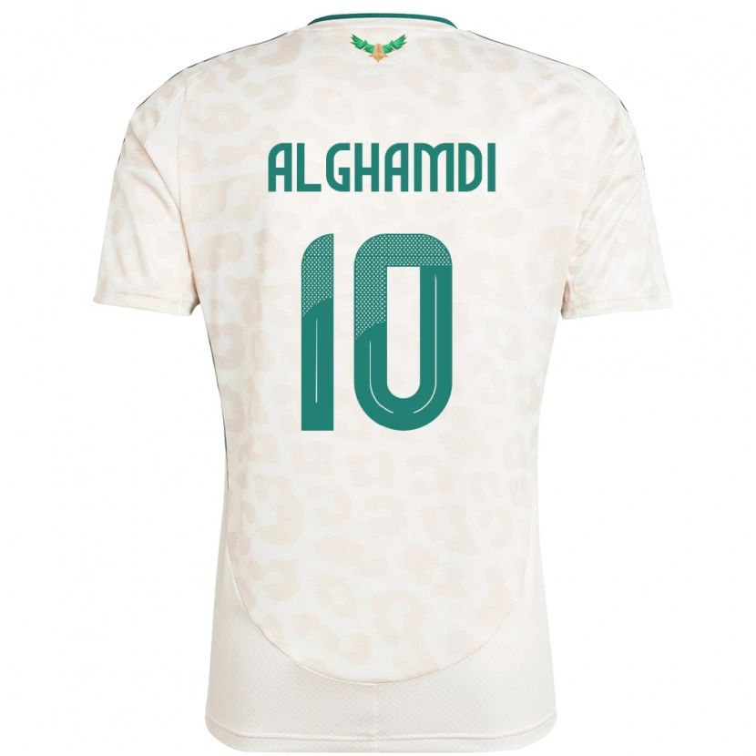 Danxen Kid Saudi Arabia Ahmad Alghamdi #10 White Away Jersey 24-26 T-Shirt