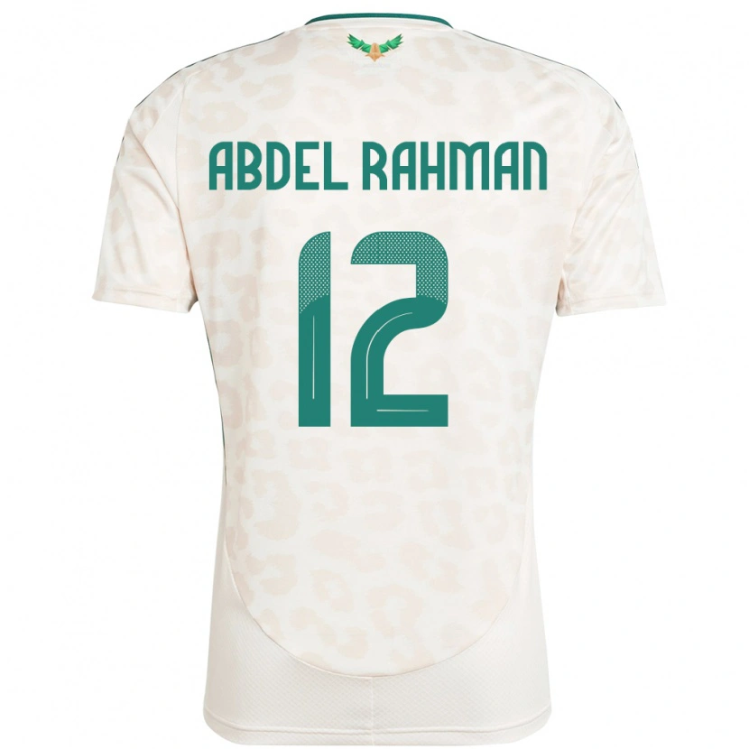 Danxen Kid Saudi Arabia Mona Abdel Rahman #12 White Away Jersey 24-26 T-Shirt