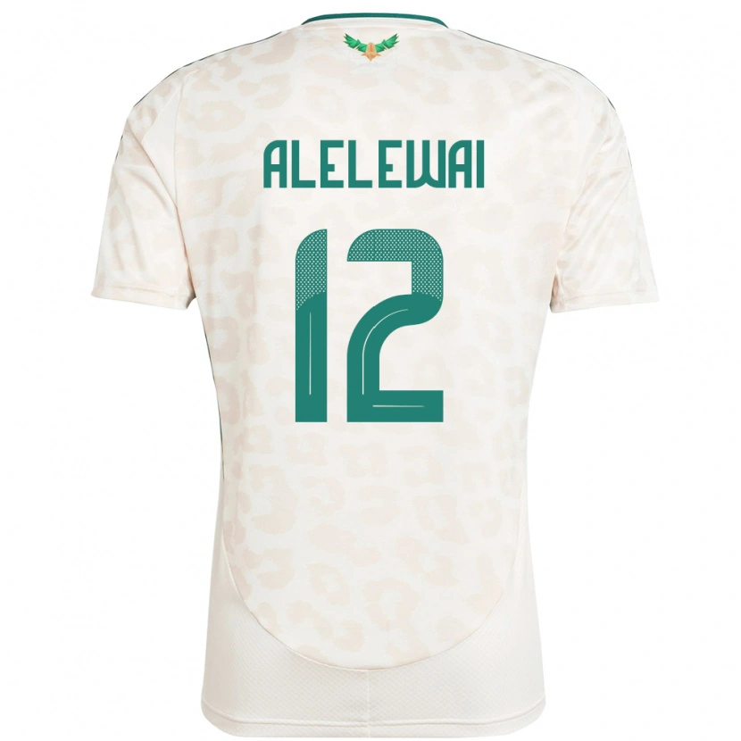 Danxen Kid Saudi Arabia Abdulaziz Alelewai #12 White Away Jersey 24-26 T-Shirt