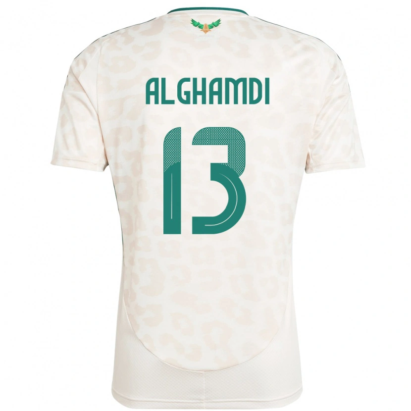 Danxen Kid Saudi Arabia Hazzaa Alghamdi #13 White Away Jersey 24-26 T-Shirt