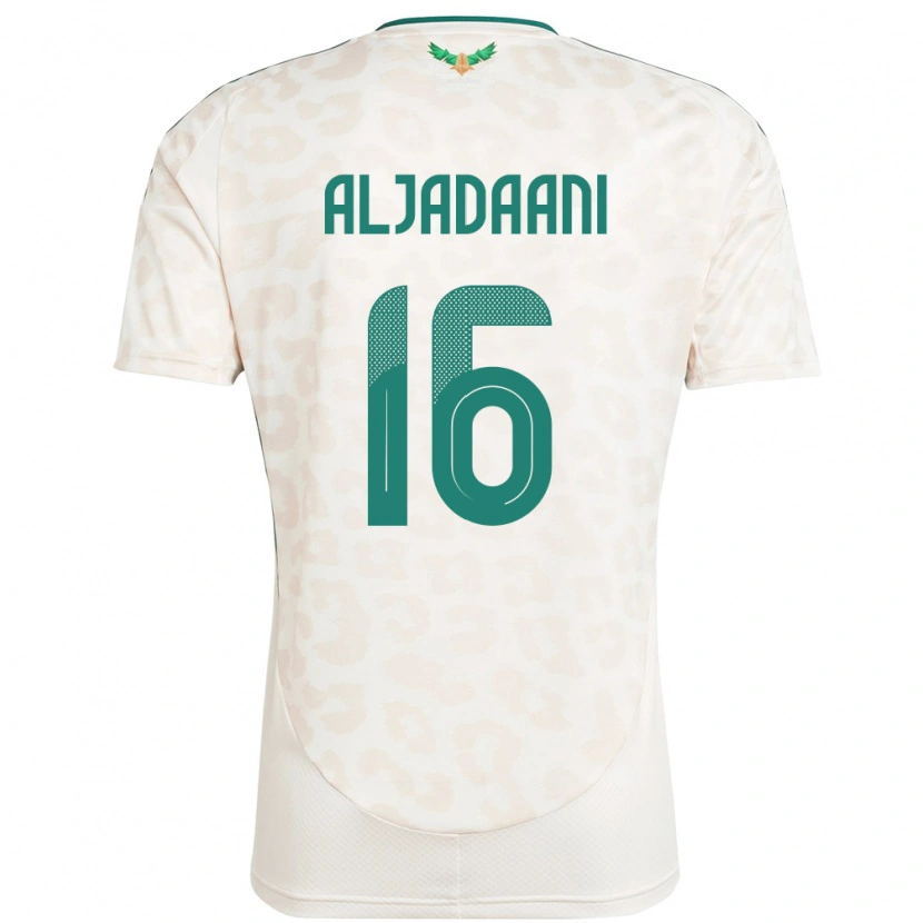 Danxen Kid Saudi Arabia Nawaf Aljadaani #16 White Away Jersey 24-26 T-Shirt