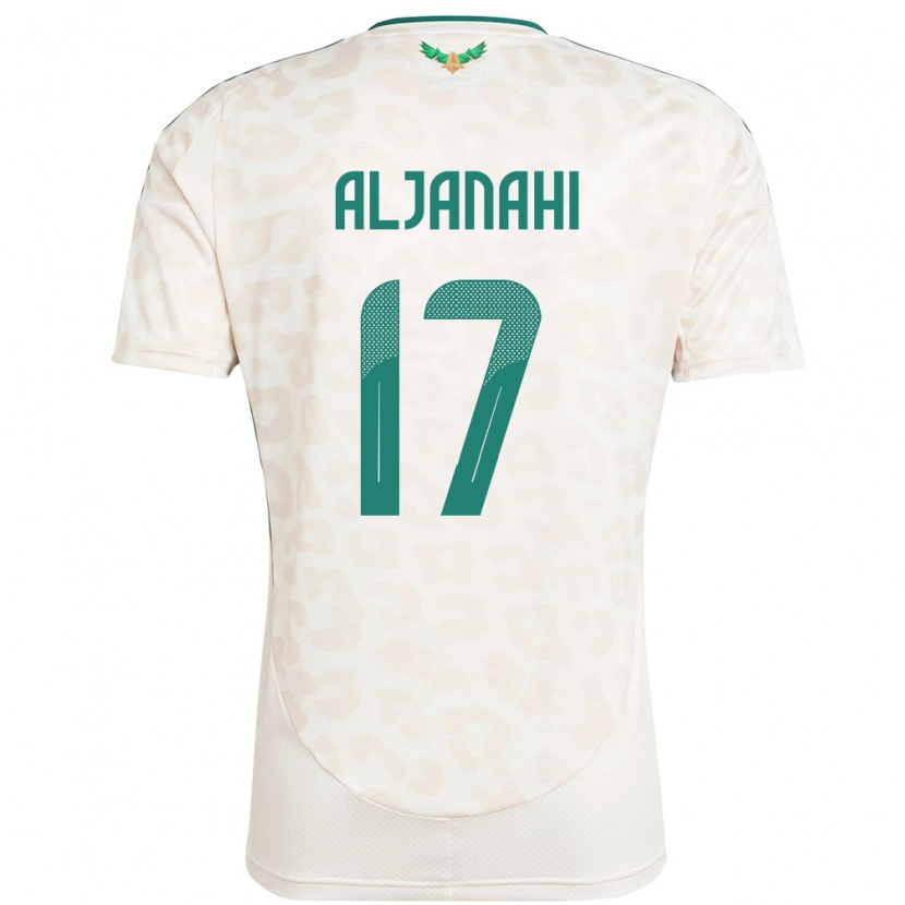 Danxen Kid Saudi Arabia Nawaf Aljanahi #17 White Away Jersey 24-26 T-Shirt