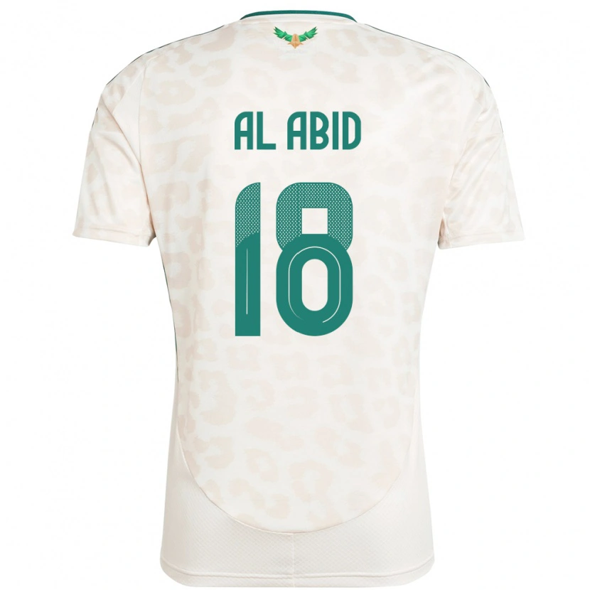 Danxen Kid Saudi Arabia Nawaf Al Abid #18 White Away Jersey 24-26 T-Shirt