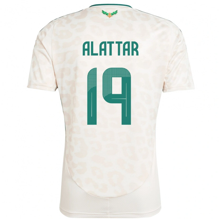 Danxen Kid Saudi Arabia Ramiz Alattar #19 White Away Jersey 24-26 T-Shirt