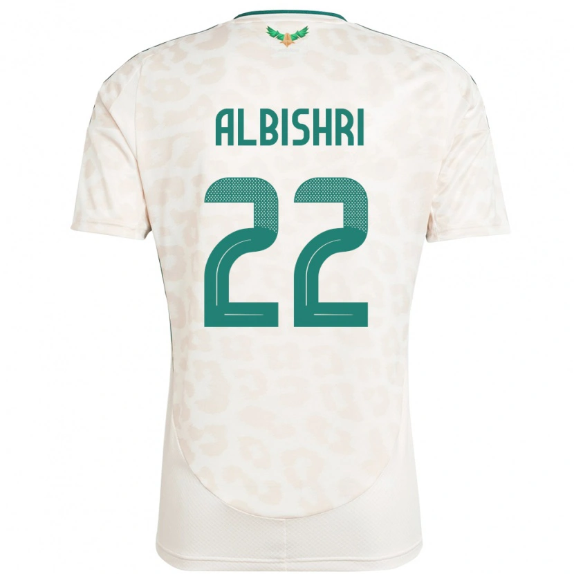 Danxen Kid Saudi Arabia Nawaf Albishri #22 White Away Jersey 24-26 T-Shirt