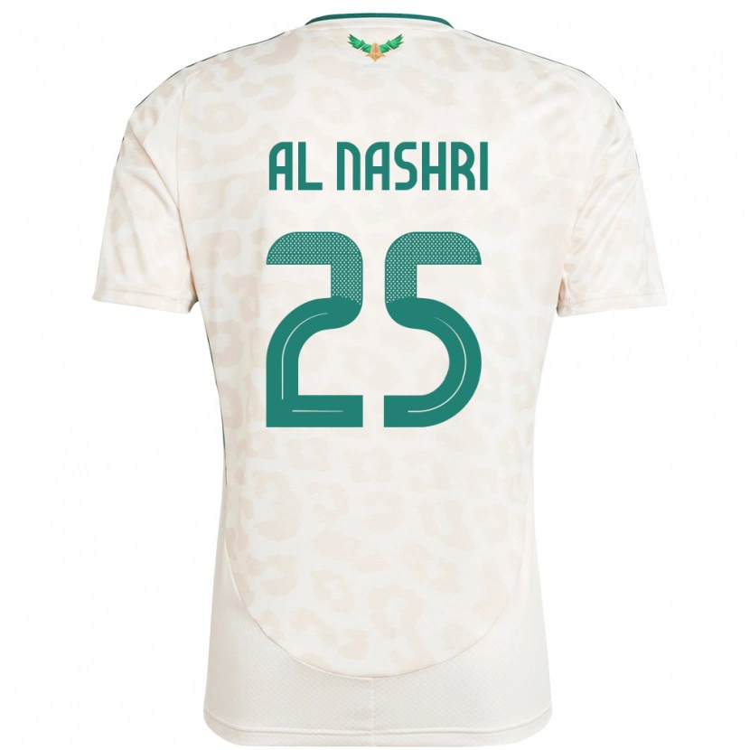 Danxen Kid Saudi Arabia Awad Al Nashri #25 White Away Jersey 24-26 T-Shirt