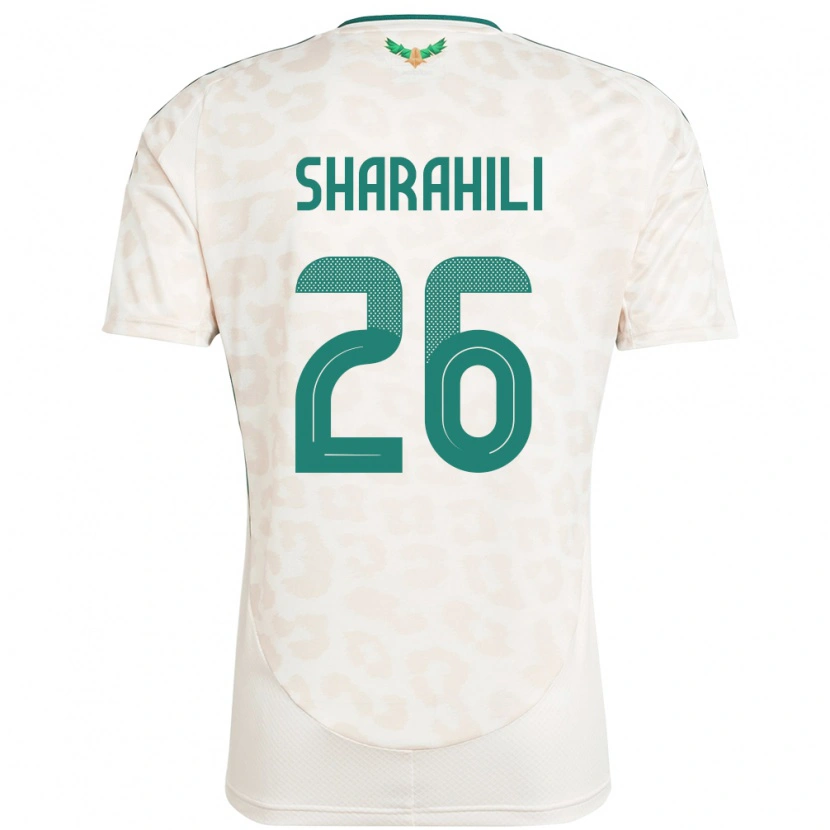 Danxen Kid Saudi Arabia Riyadh Sharahili #26 White Away Jersey 24-26 T-Shirt