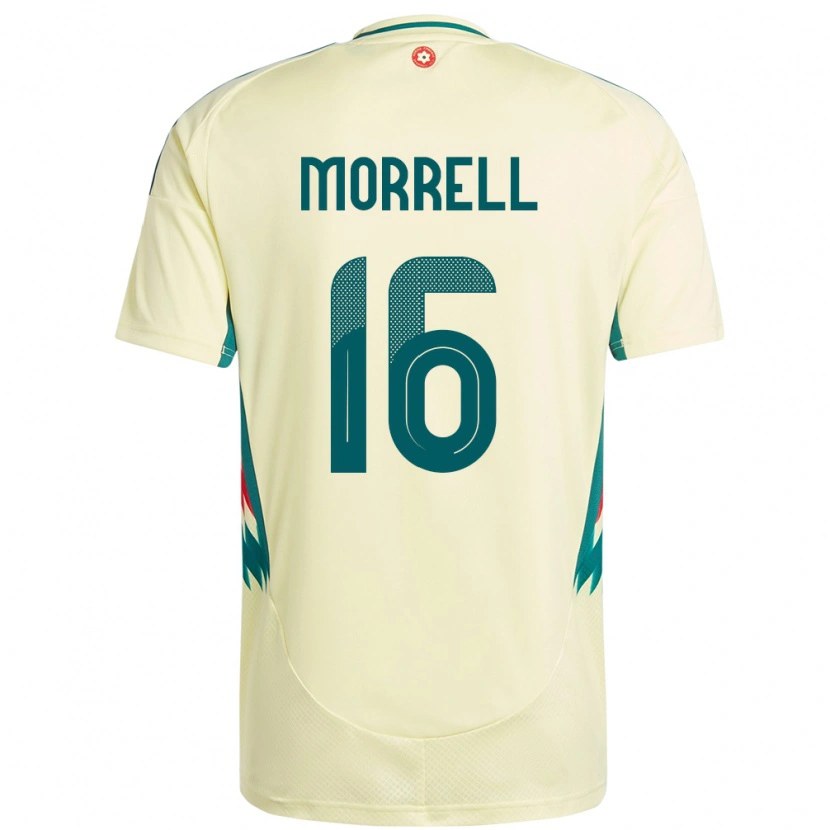 Danxen Kid Wales Joe Morrell #16 Beige Yellow Away Jersey 24-26 T-Shirt