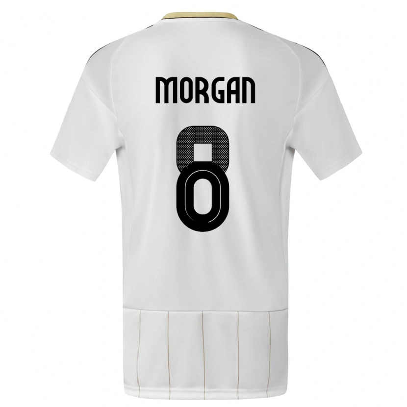 Danxen Kid Costa Rica Hakeem Morgan #8 White Away Jersey 24-26 T-Shirt