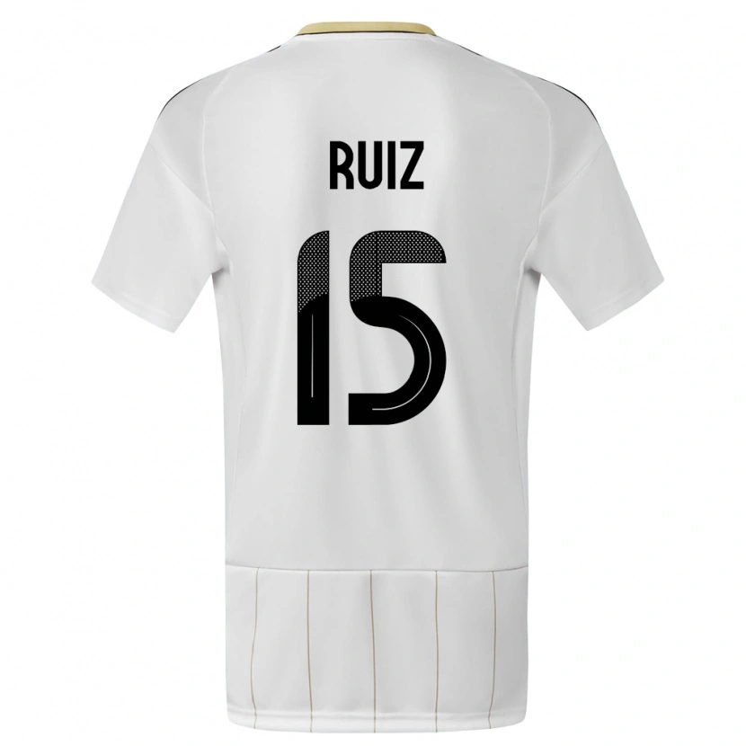 Danxen Kid Costa Rica John Ruiz #15 White Away Jersey 24-26 T-Shirt