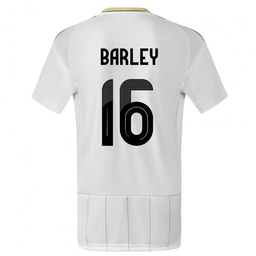 Danxen Kid Costa Rica Ethan Barley #16 White Away Jersey 24-26 T-Shirt