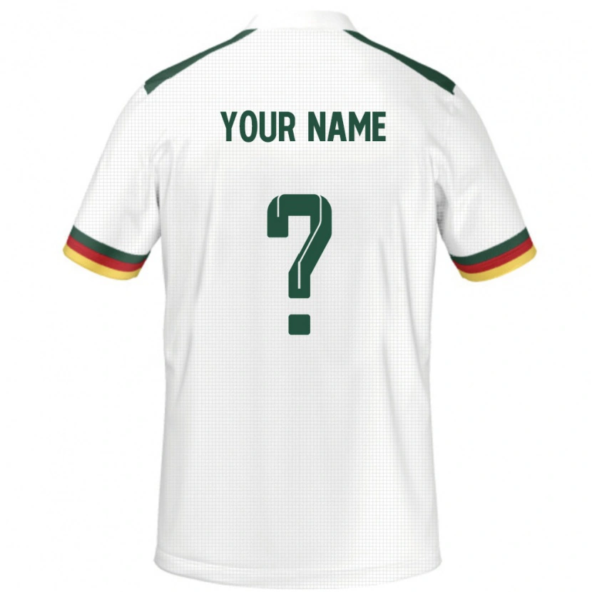 Danxen Kid Cameroon Your Name #0 White Away Jersey 24-26 T-Shirt