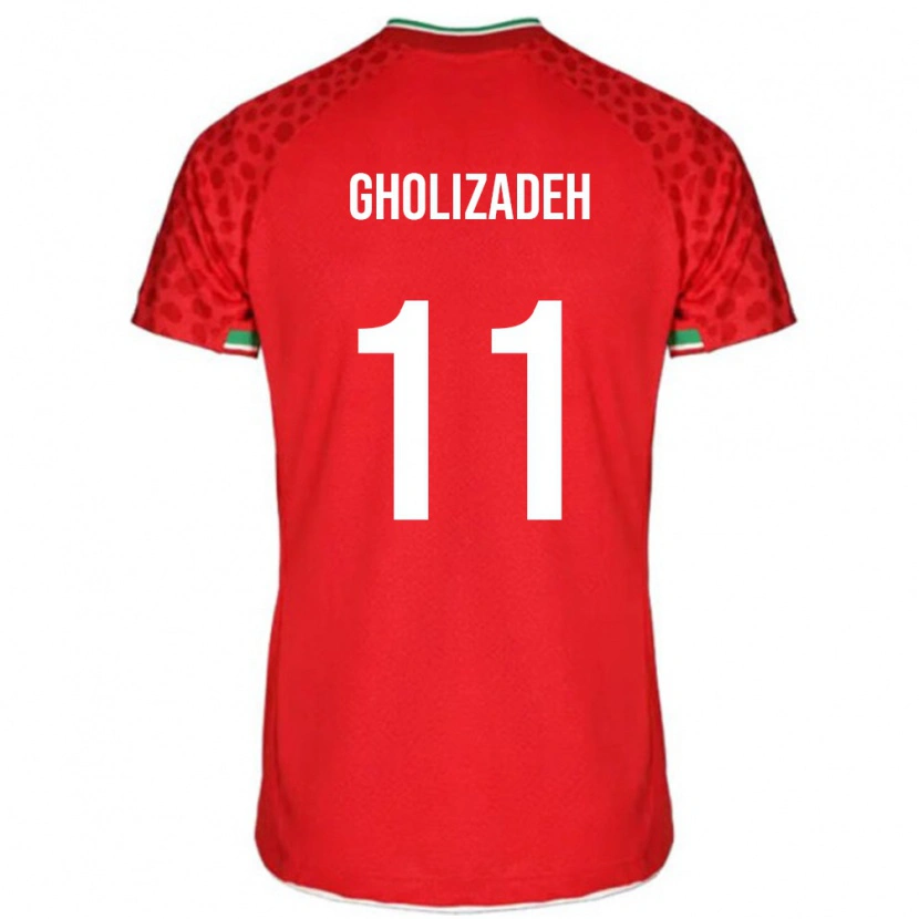 Danxen Kid Iran Ali Gholizadeh #11 Red Away Jersey 24-26 T-Shirt