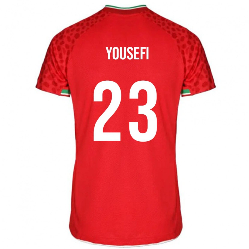 Danxen Kid Iran Aria Yousefi #23 Red Away Jersey 24-26 T-Shirt