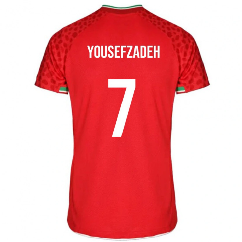 Danxen Kid Iran Erfan Yousefzadeh #7 Red Away Jersey 24-26 T-Shirt