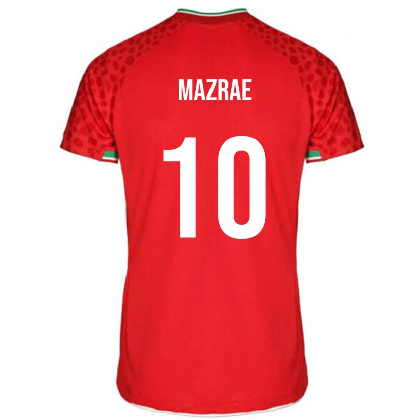 Danxen Kid Iran Yousef Mazrae #10 Red Away Jersey 24-26 T-Shirt