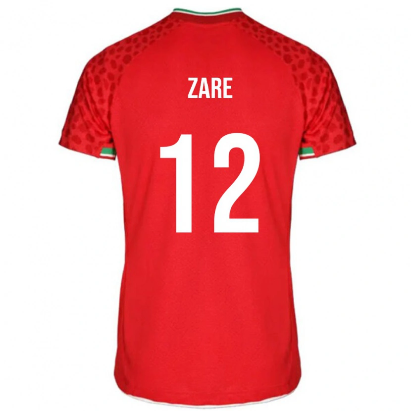 Danxen Kid Iran Yasin Zare #12 Red Away Jersey 24-26 T-Shirt