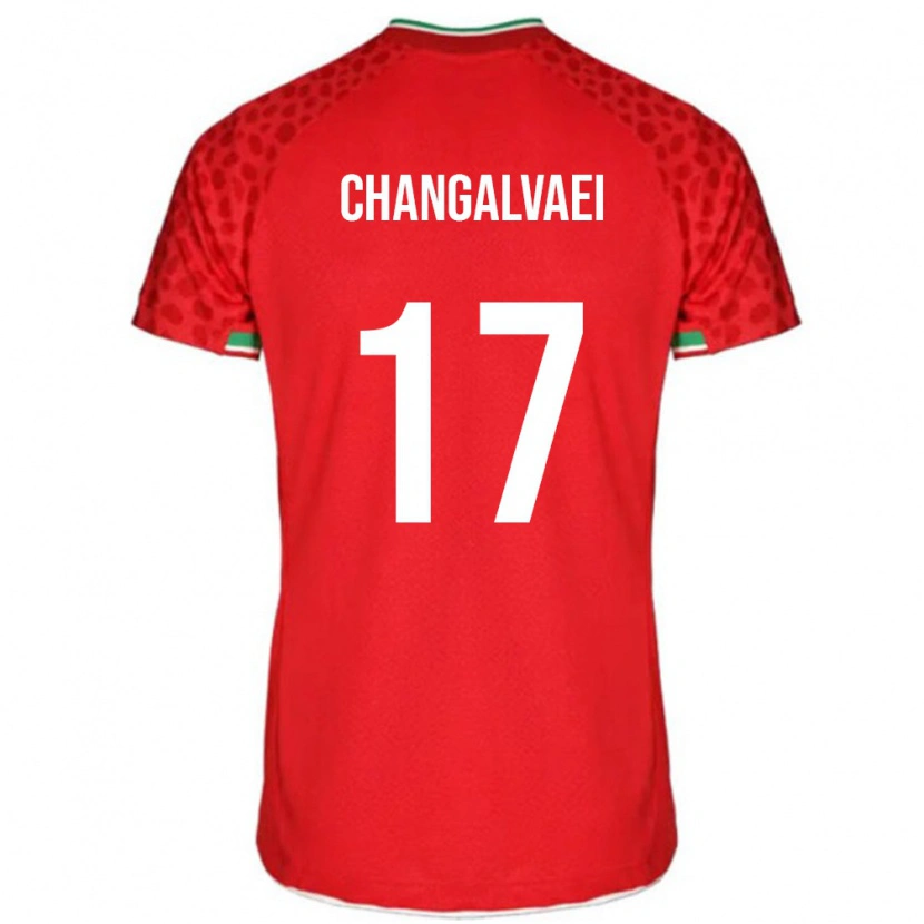 Danxen Kid Iran Amirreza Changalvaei #17 Red Away Jersey 24-26 T-Shirt