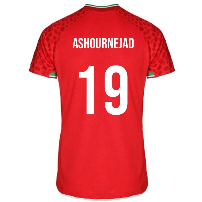 Danxen Kid Iran Amirali Ashournejad #19 Red Away Jersey 24-26 T-Shirt