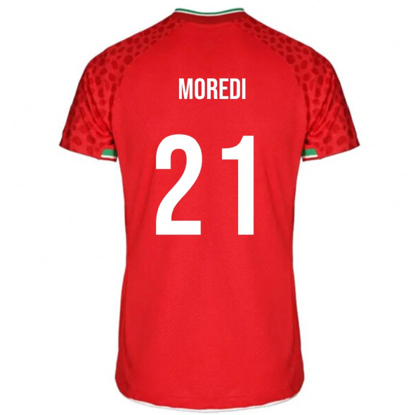 Danxen Kid Iran Abolfazl Moredi #21 Red Away Jersey 24-26 T-Shirt