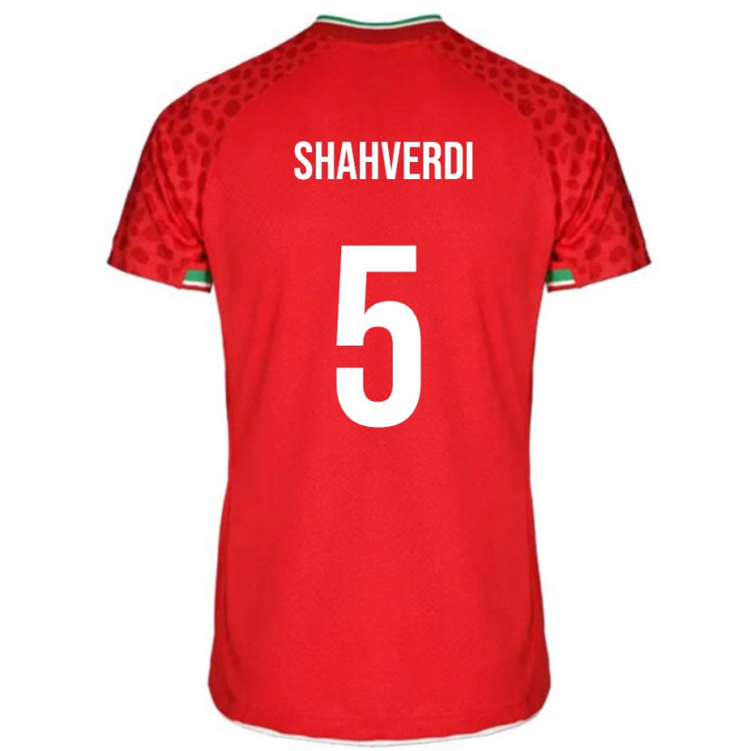 Danxen Kid Iran Hosein Shahverdi #5 Red Away Jersey 24-26 T-Shirt