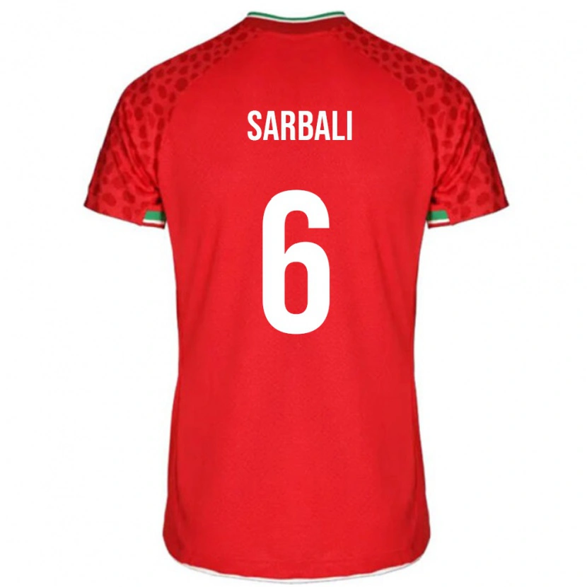 Danxen Kid Iran Zahra Sarbali #6 Red Away Jersey 24-26 T-Shirt