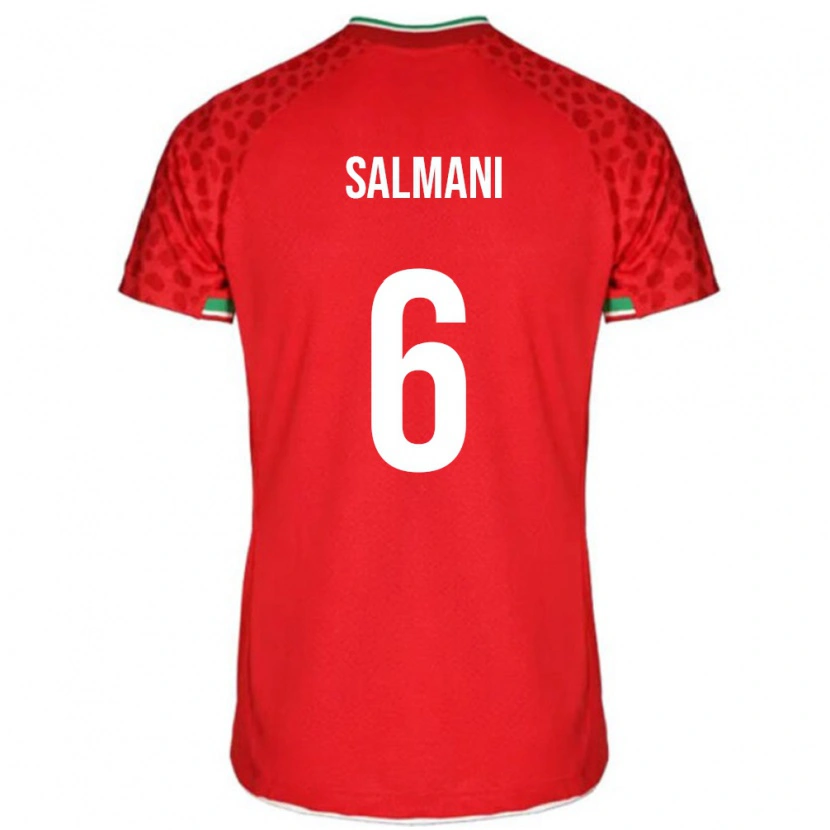 Danxen Kid Iran Yasin Salmani #6 Red Away Jersey 24-26 T-Shirt