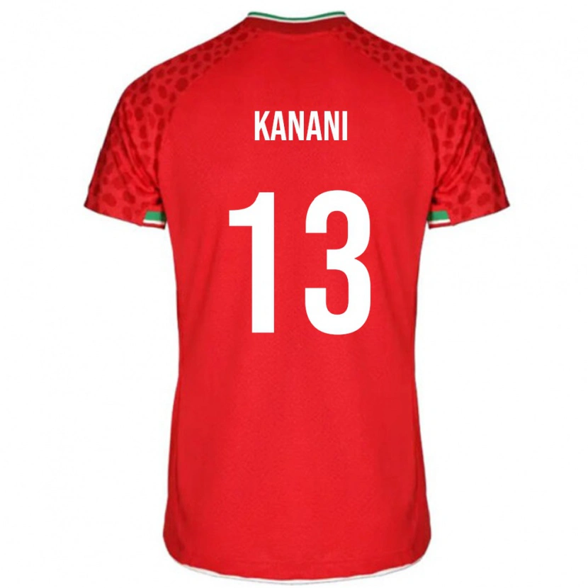 Danxen Kid Iran Hossein Kanani #13 Red Away Jersey 24-26 T-Shirt