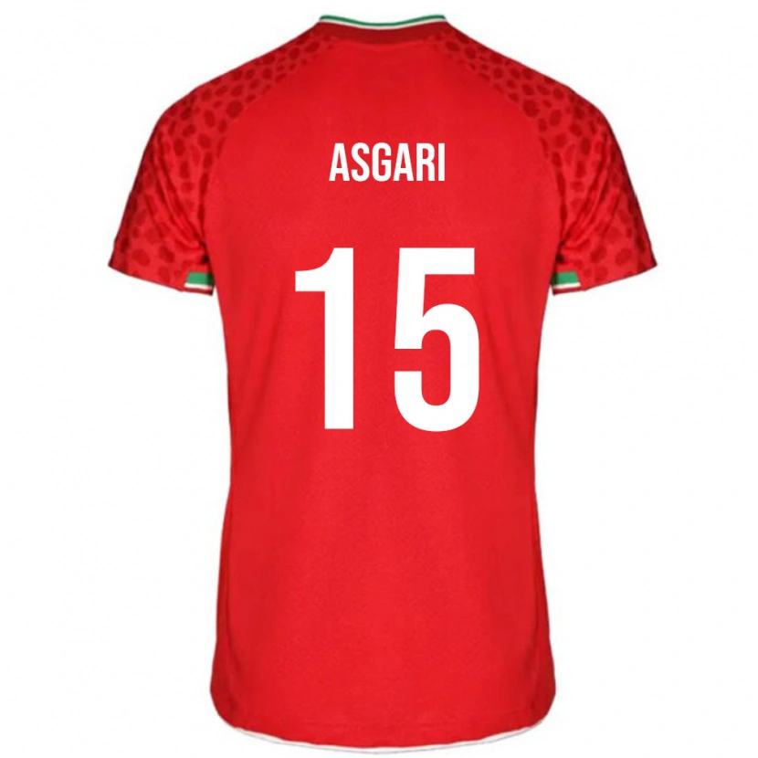 Danxen Kid Iran Mohammad Asgari #15 Red Away Jersey 24-26 T-Shirt