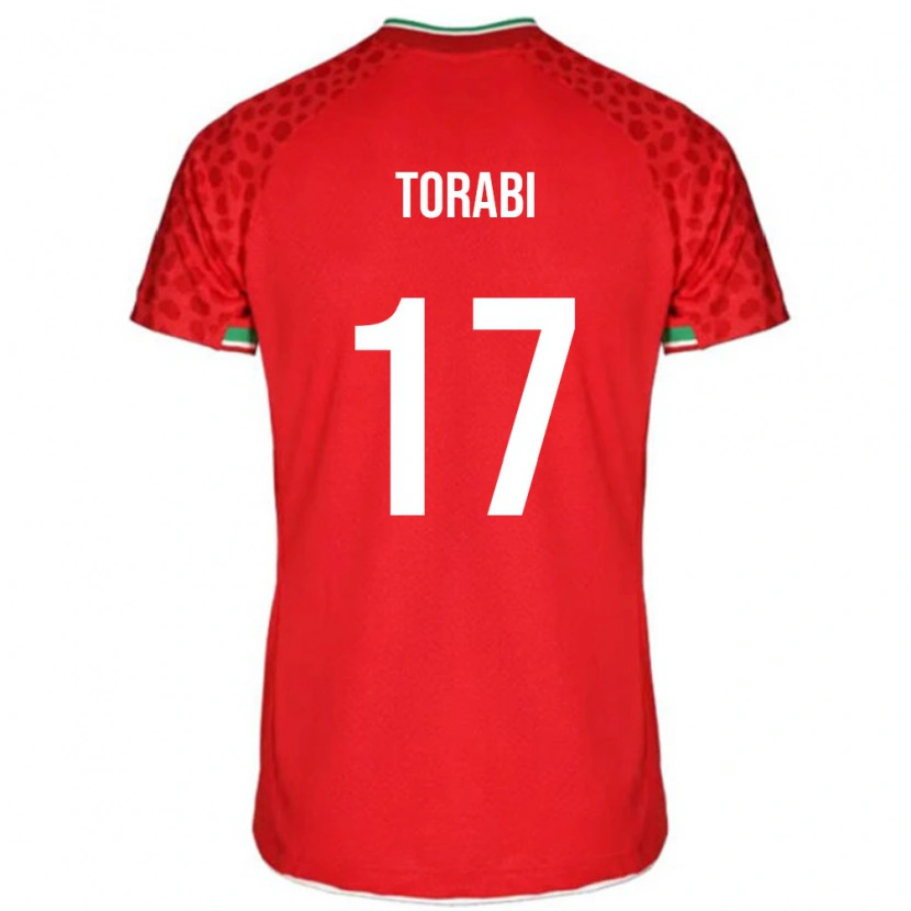 Danxen Kid Iran Mehdi Torabi #17 Red Away Jersey 24-26 T-Shirt